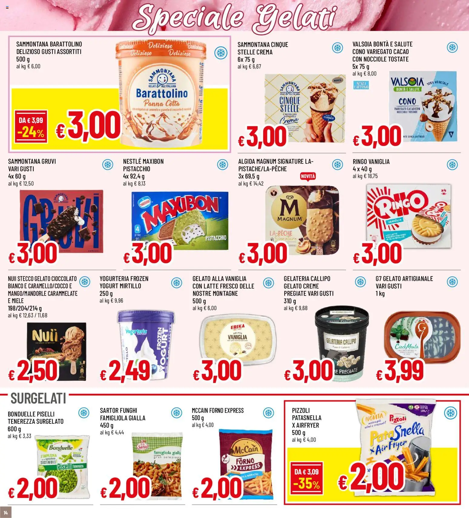 Volantino Galassia del 16/07/2026 | Pagina: 14 | Prodotti: Yogurt, Cioccolato, Gelato, Cacao