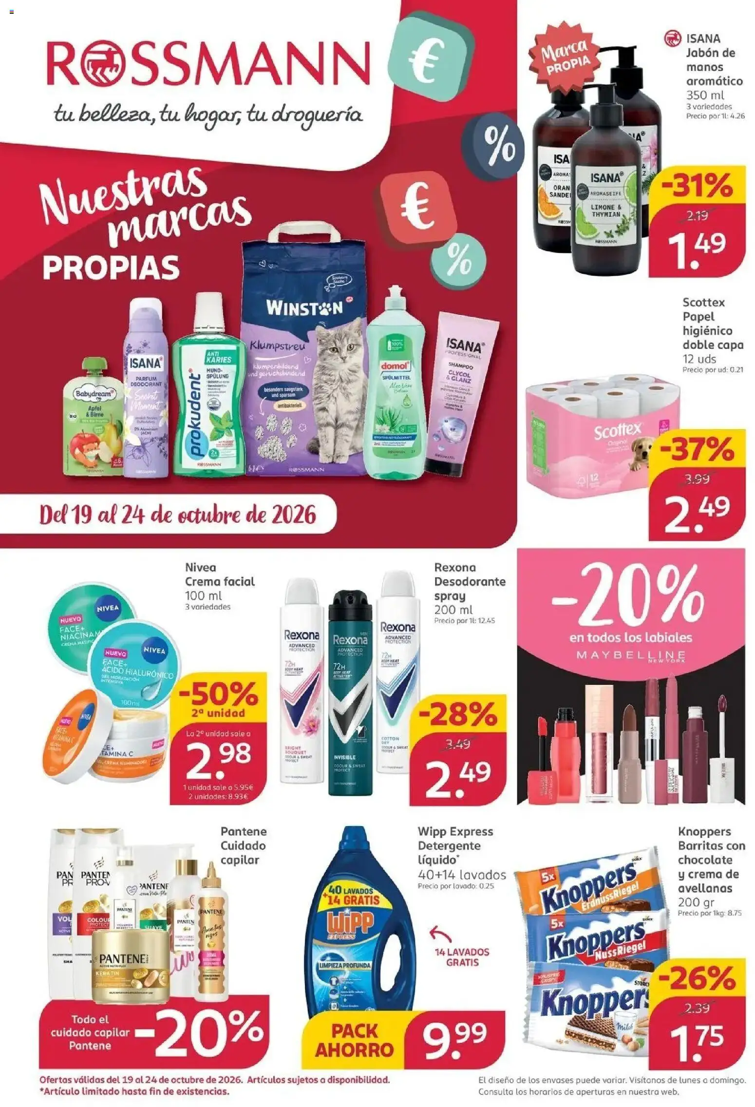 ROSSMANN folleto 19/10/2026 - 24/10/2026 | Página: 1