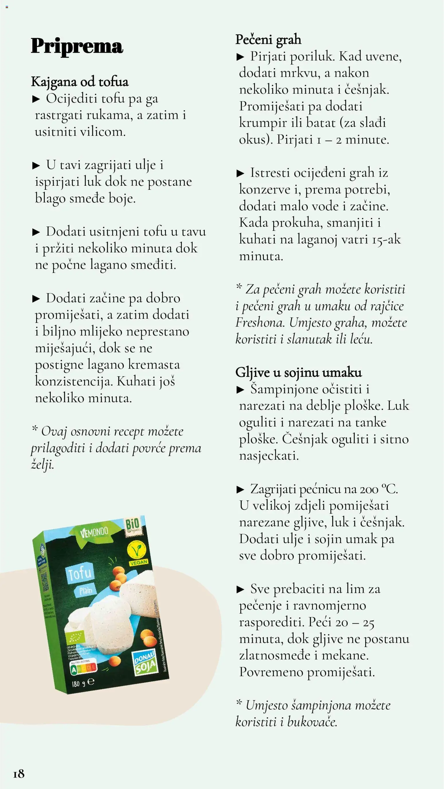 Lidl katalog | vrijedi od 25.10.2024 | Stranica: 18 | Proizvodi: Mlijeko, Grah, Rajčice, Slanutak