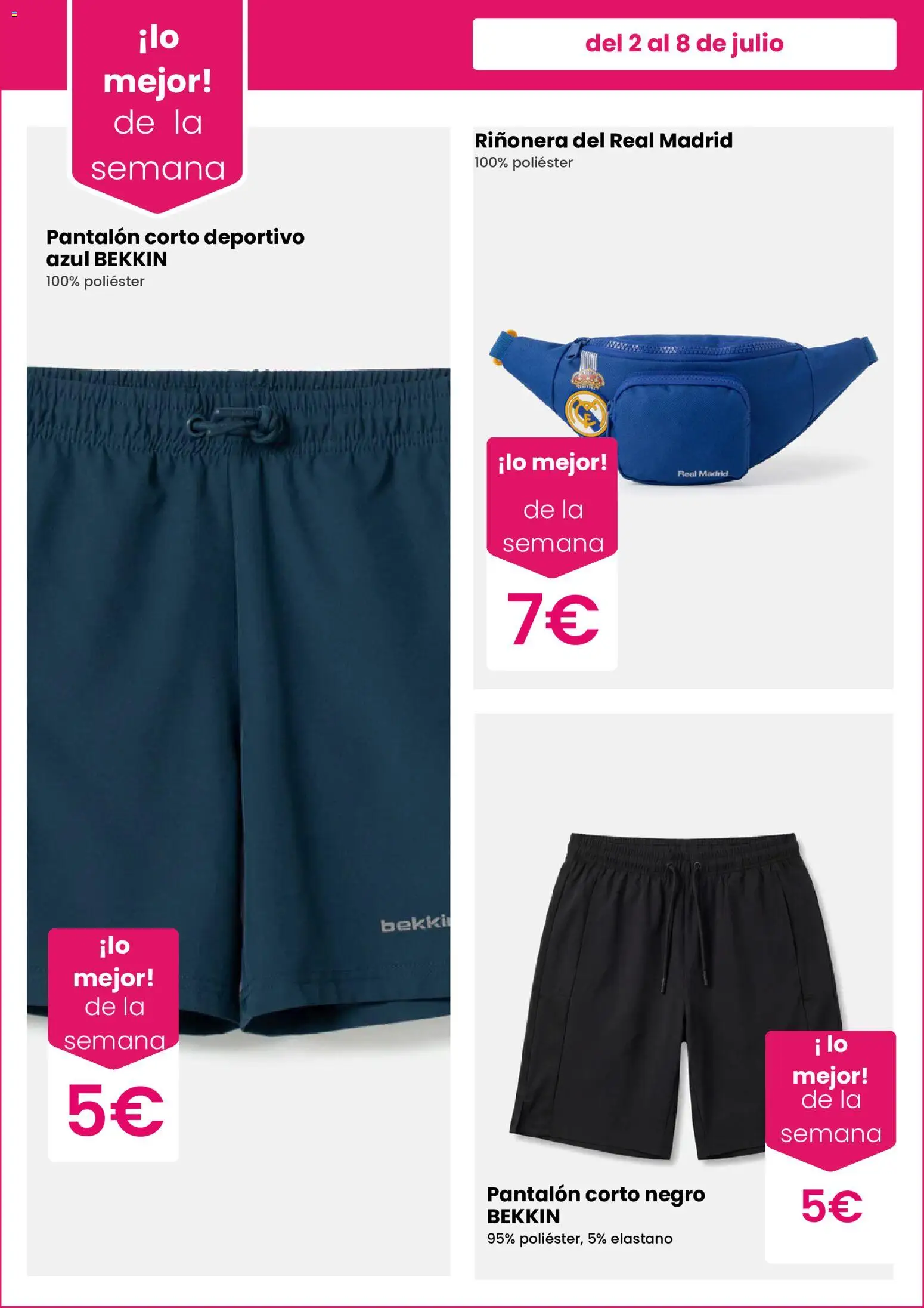 Pepco folleto │ válido desde el 02/07/2026 | Página: 4 | Productos: Pantalón corto