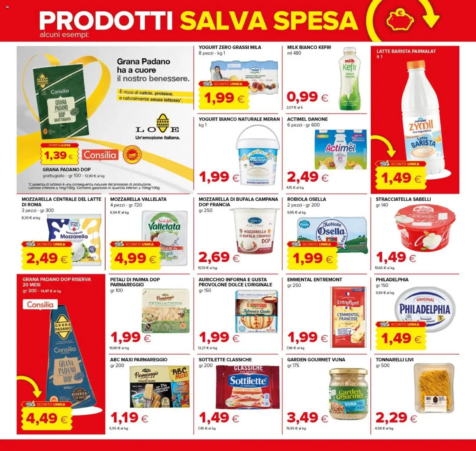 Volantino Oasi del 08/10/2026 | Pagina: 8 | Prodotti: Yogurt, Latte, Yogurt bianco, Stracciatella