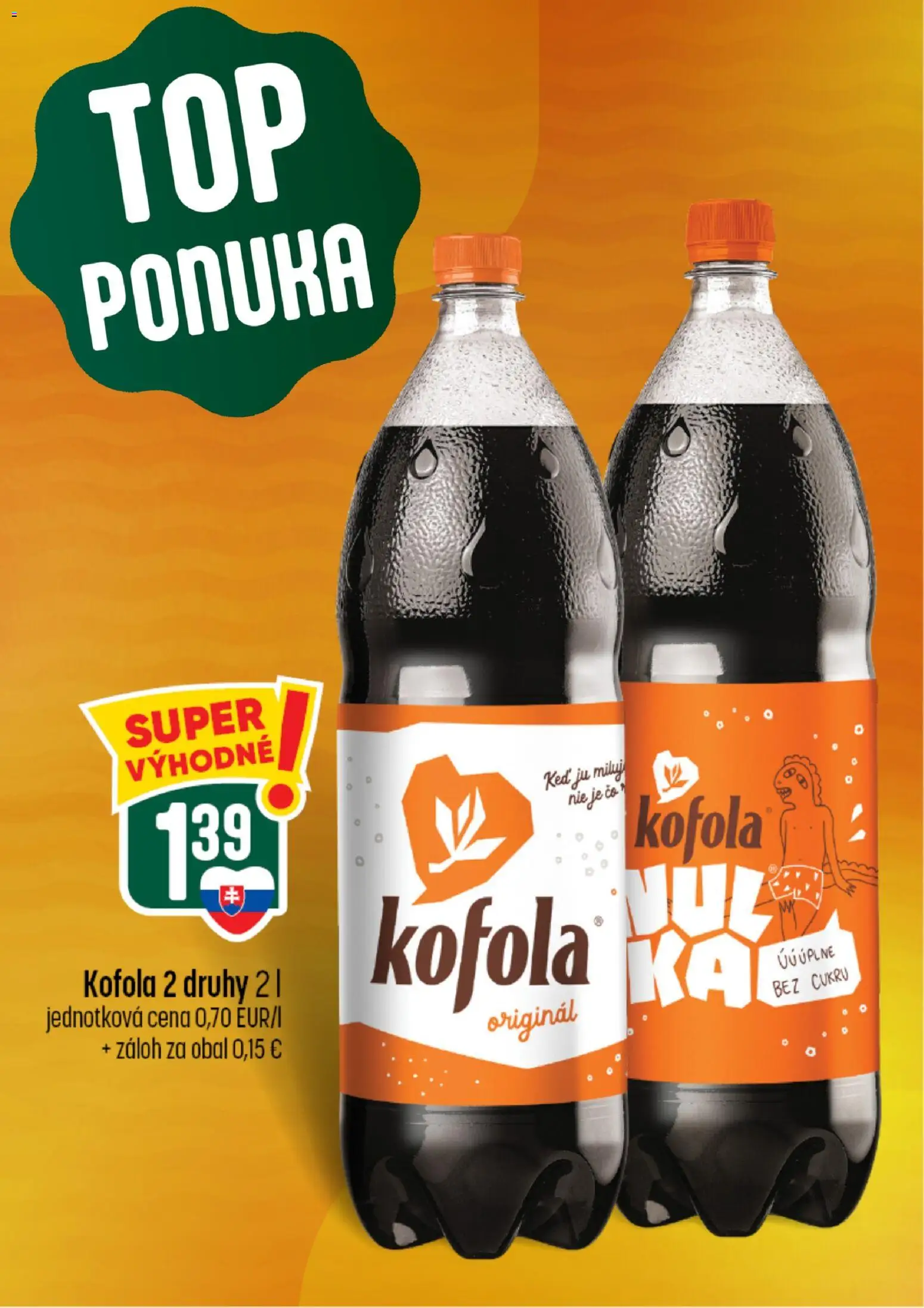 Nové COOP Jednota akcie – leták je platný od 26.08.2026 | Strana: 5 | Produkty: Kofola