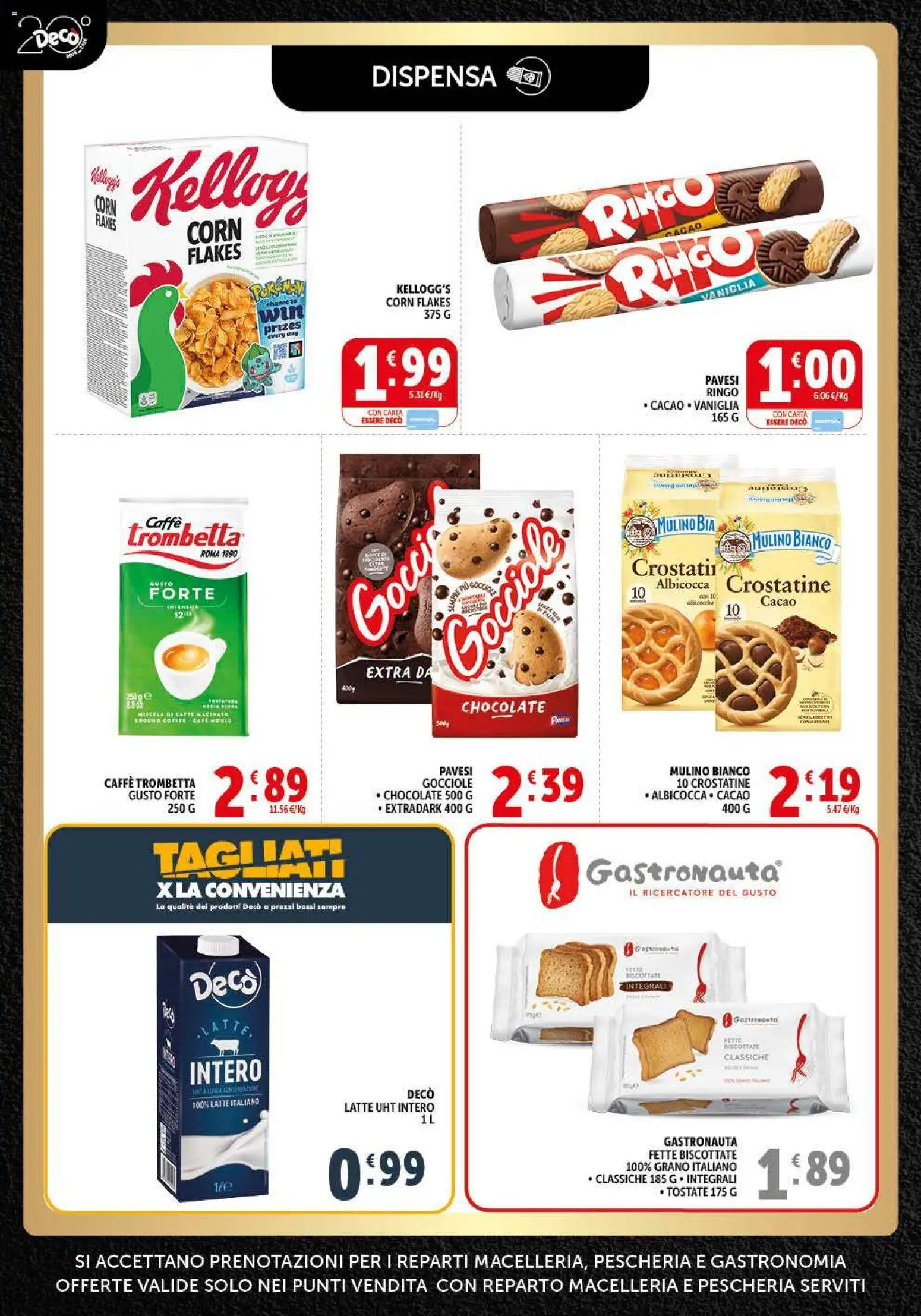 Volantino Decò del 21/08/2026 | Pagina: 4 | Prodotti: Caffè, Latte, Crostatine, Fette biscottate
