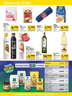 Tuš katalog akcije – veljaven od 01.07.2026 | Stran: 8 | Izdelki: Maslo, Olje, Polenta, Spageti