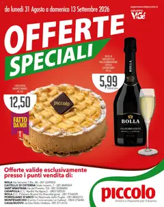 Anteprima del volantino Piccolo volantino Offerte Speciali valido a partire dal 31/08/2026