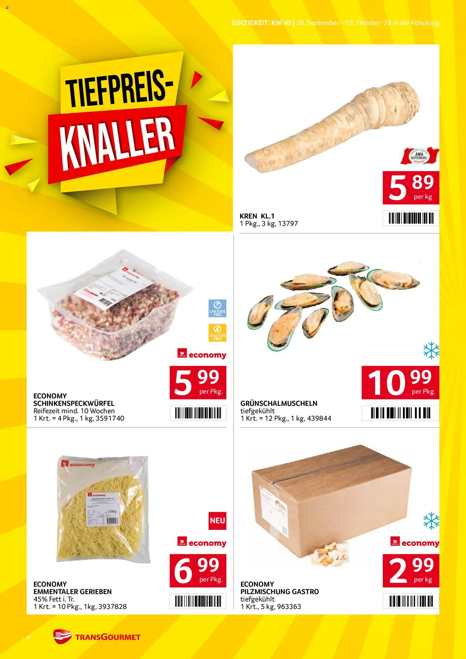 Transgourmet Flugblatt gültig ab 28.09.2026 | Seite: 4