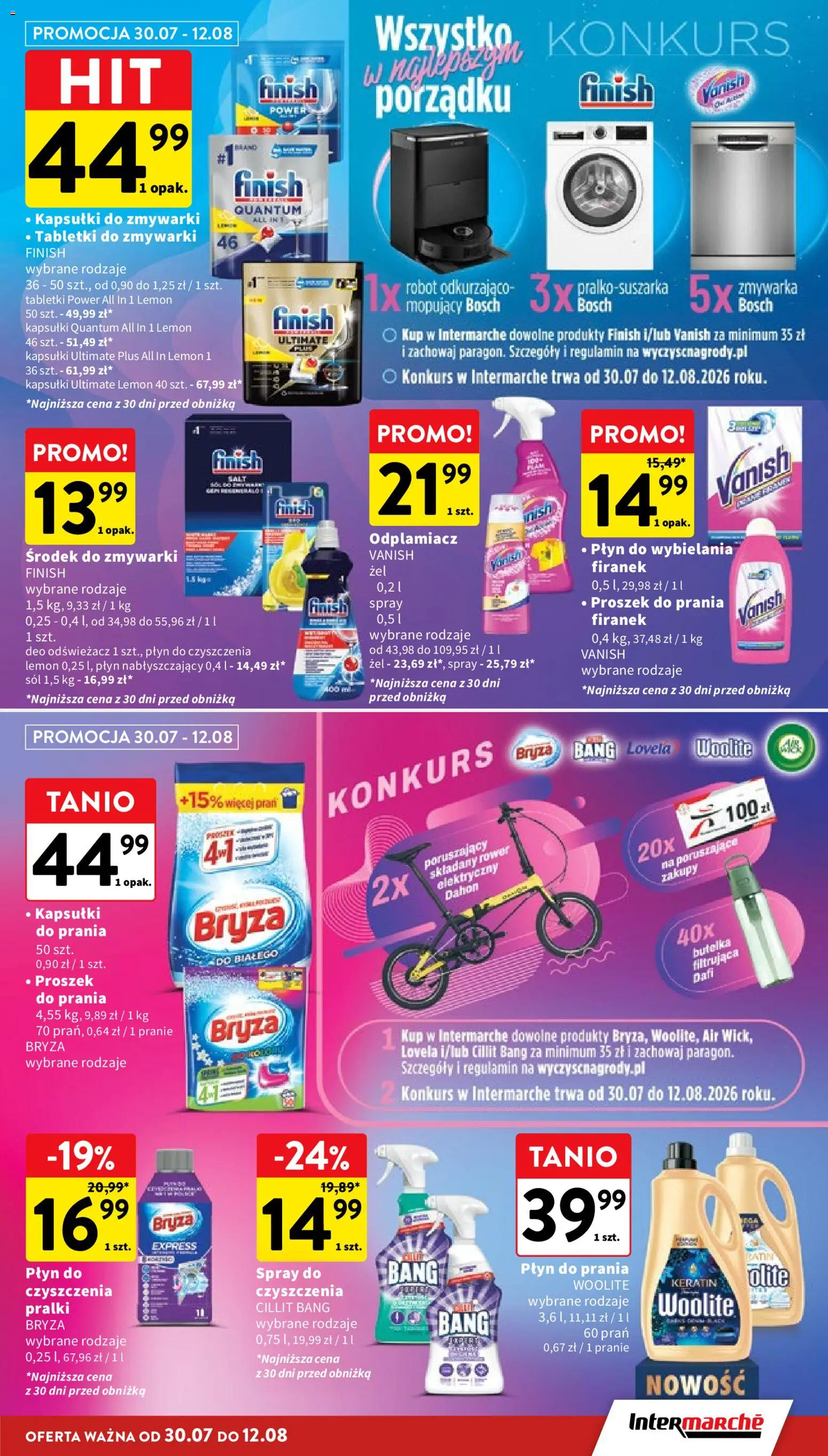 Intermarche gazetka od 30.07.2026 | Strona: 37 | Produkty: Rower, Kapsułki do prania, Lovela, Odplamiacz