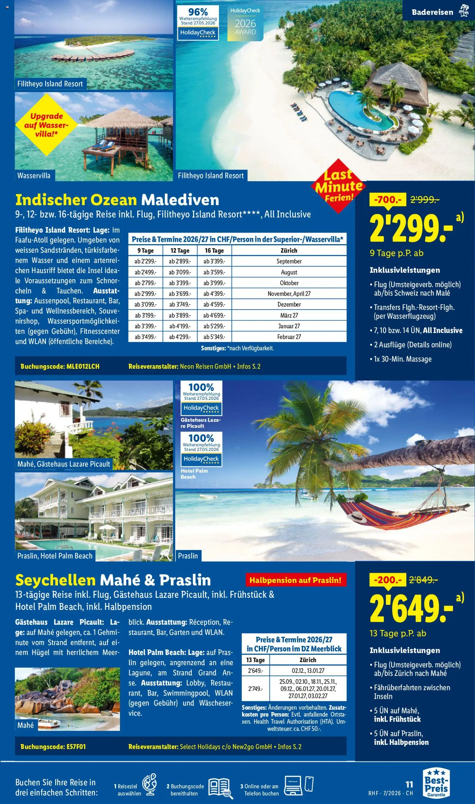 Lidl aktionen Reise-Highlights – gültig ab 01.07.2026 | Seite: 11 | Produkte: Telefon, Wasser