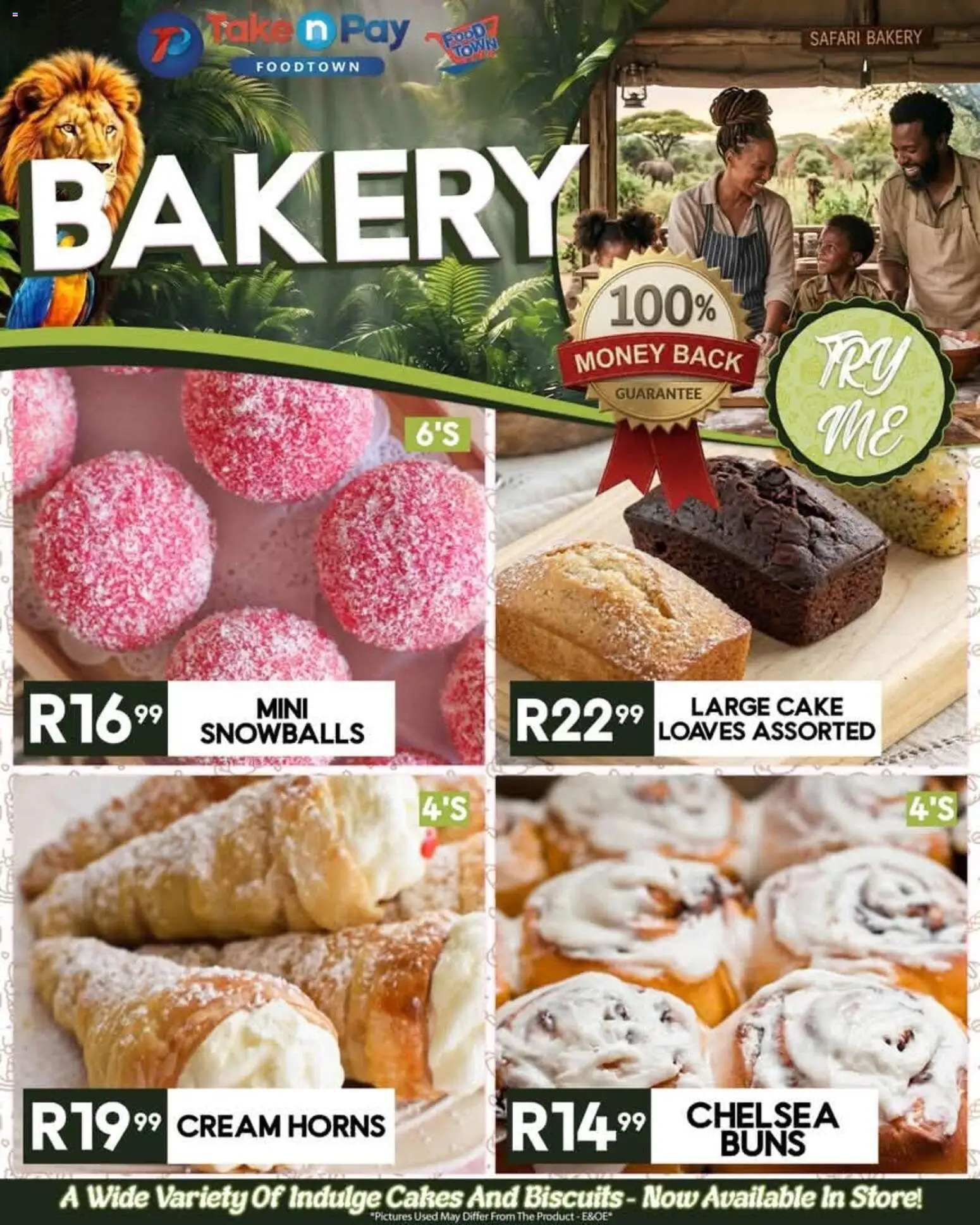 New Take n Pay catalogue – valid from 17/07/2026 | Page: 9 | Products: Cake, Bakery, Biscuits, Cream