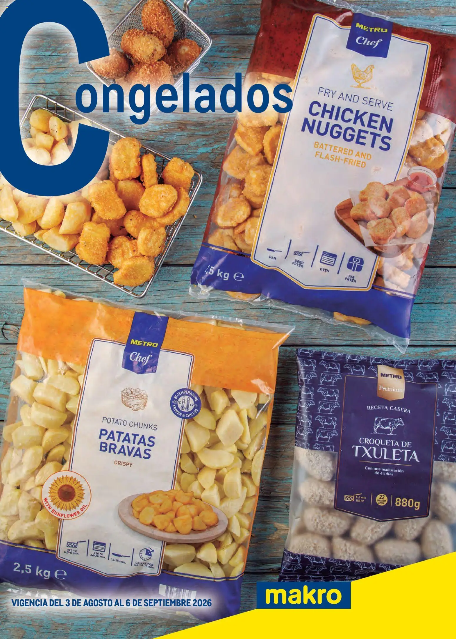 Makro Congelados Centro │ válido desde el 03/08/2026 | Página: 1 | Productos: Nuggets