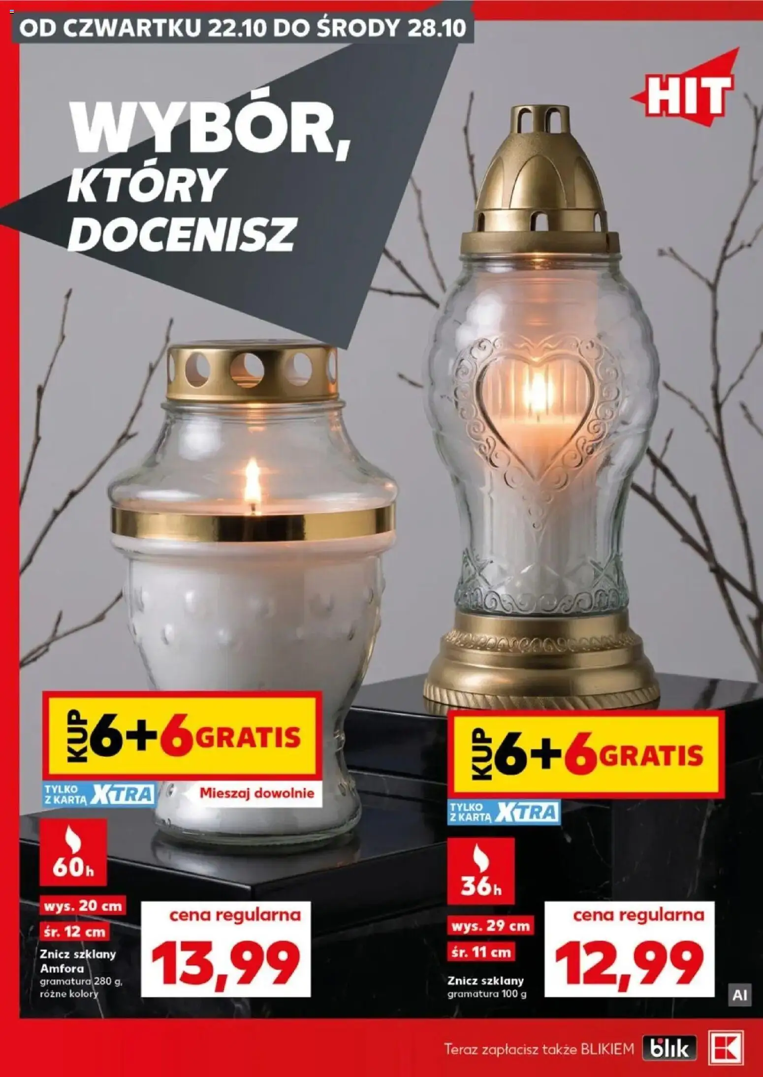 Kaufland gazetka - Znicze od 22.10.2026 - od jutra PDF | Strona: 2 | Produkty: Karta