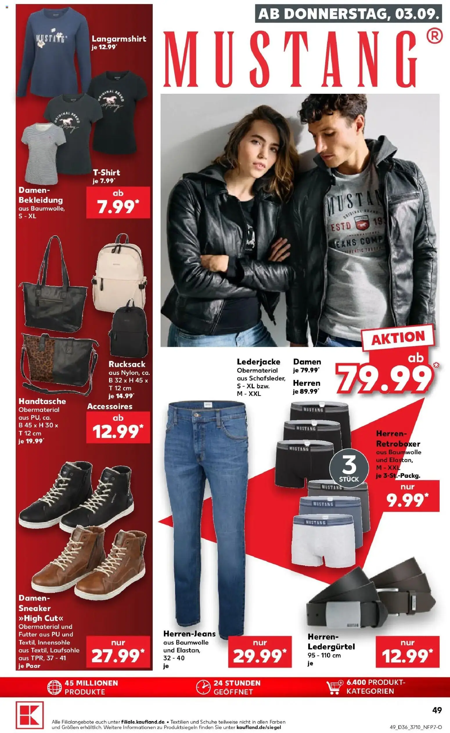 Prospekt Kaufland ab 31.08.2026 » Angebote Online zum Blättern | Seite: 58 | Produkte: Langarmshirt, Bekleidung, Handtasche, Rucksack