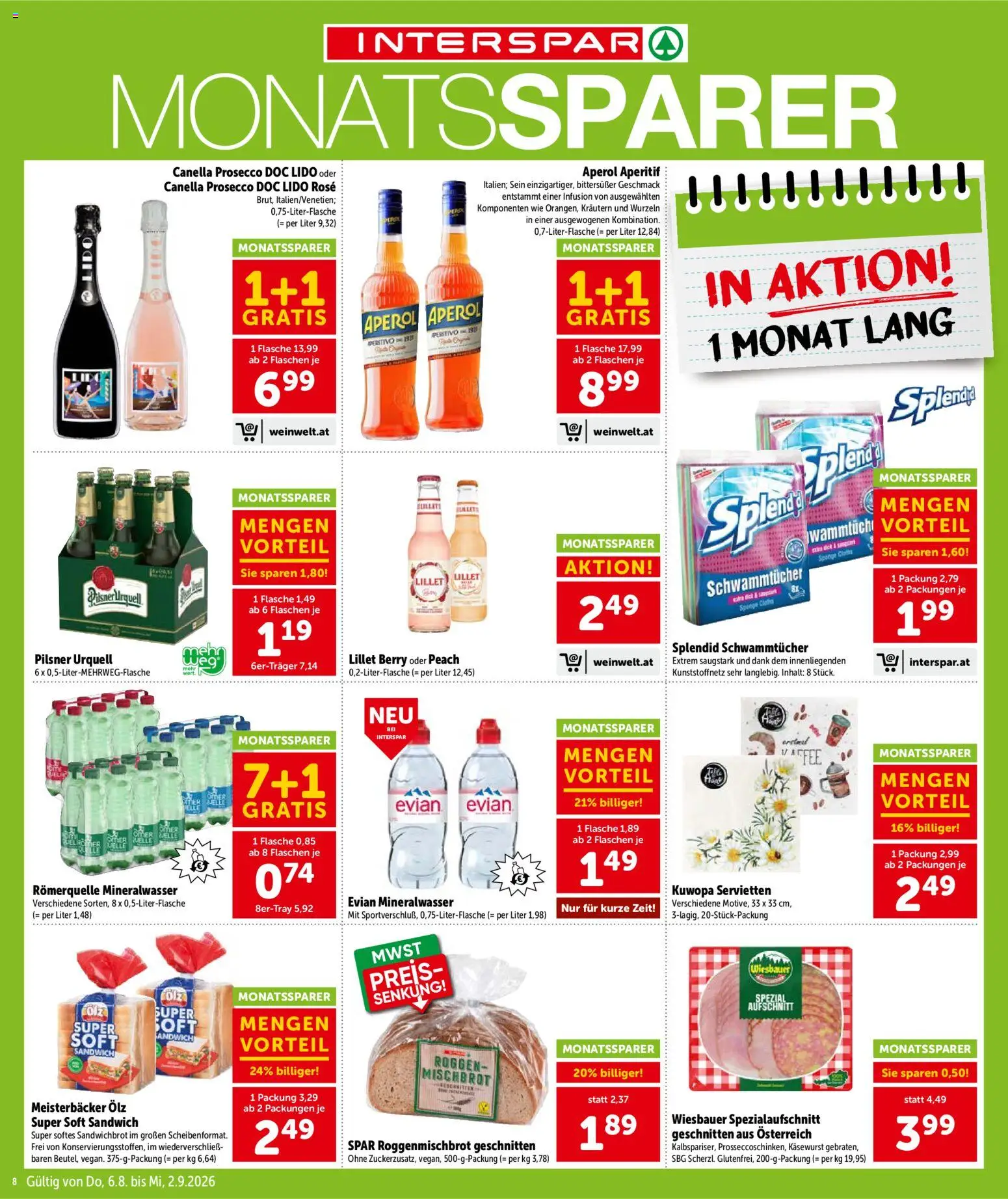 Interspar - Broschüre gültig ab 07.08.2026 | Seite: 8