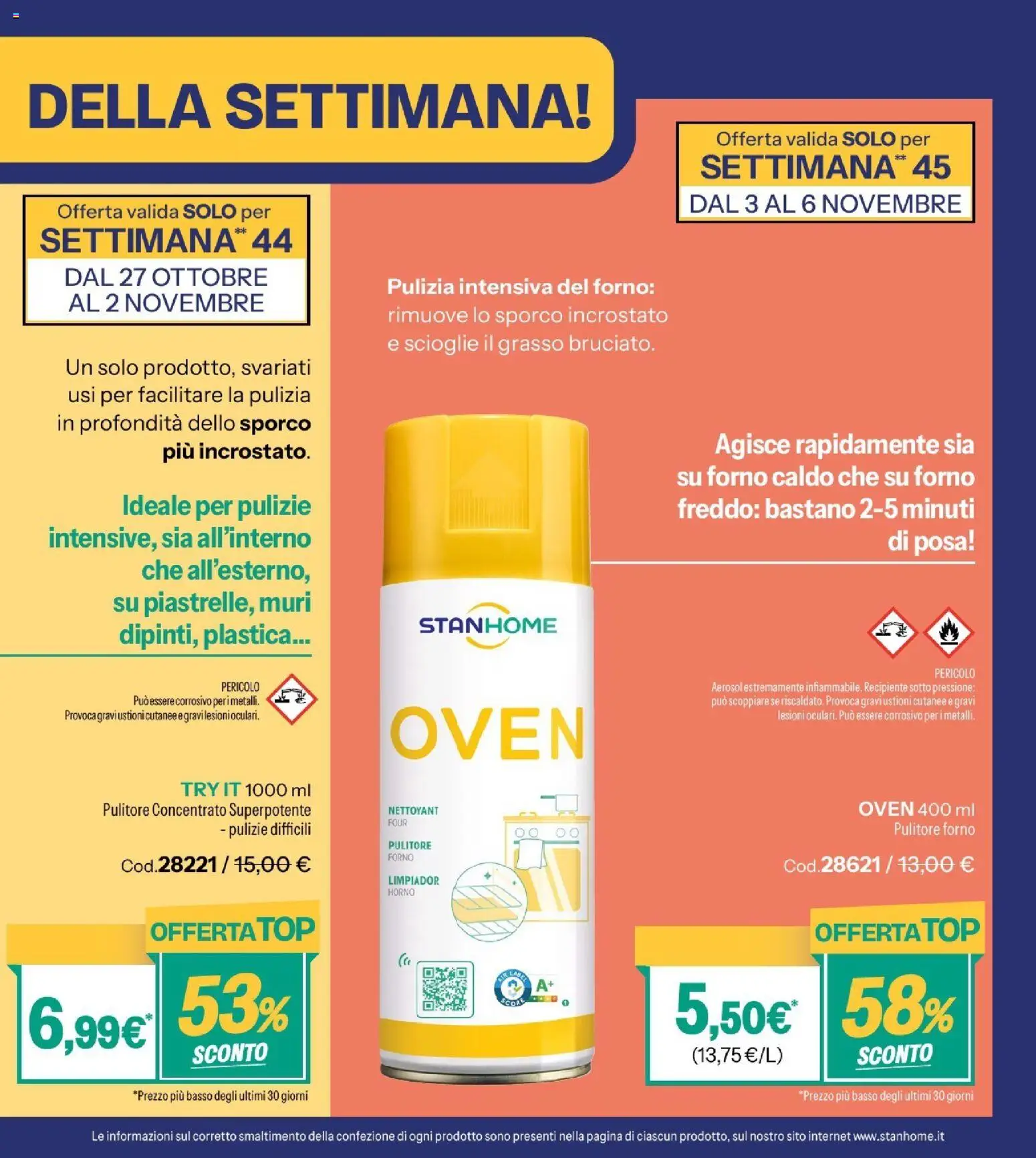 Volantino Stanhome del 20/10/2026 | Pagina: 3 | Prodotti: Sgrassatore, Basso