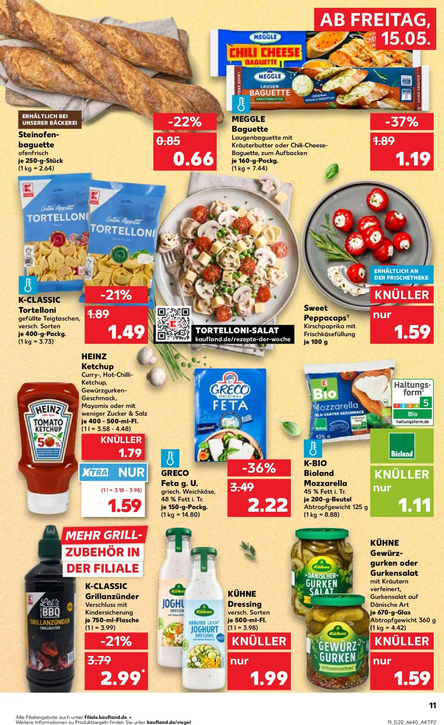 Kaufland Prospekt 	 – gültig ab 15.05.2026 | Seite: 11 | Produkte: Heinz ketchup, Kräuterbutter, Gurken, Salat