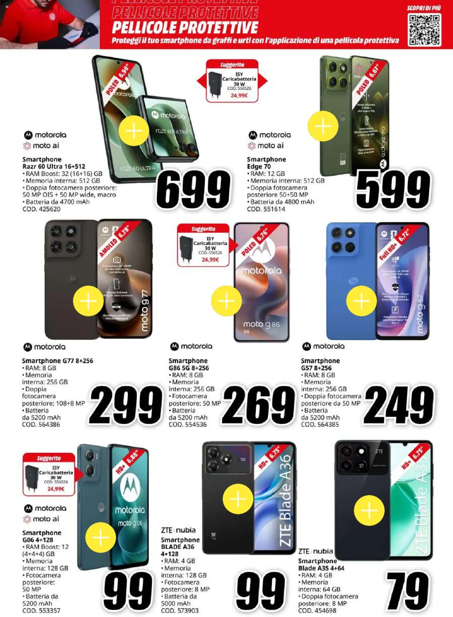 Volantino Media World del 18.05.2026 | Pagina: 23 | Prodotti: Smartphone, Fotocamera, Pellicola, Batteria