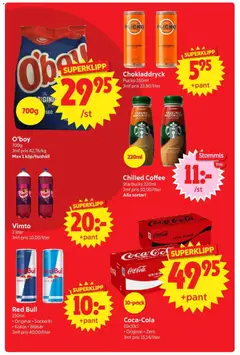 Nya Pulsen erbjudanden - Förhandsvisning av reklamblad från butik Nya Pulsen aktuell från 22/06/2026 | Sida: 10 | Produkter: Red bull, Coca cola, Blåbär