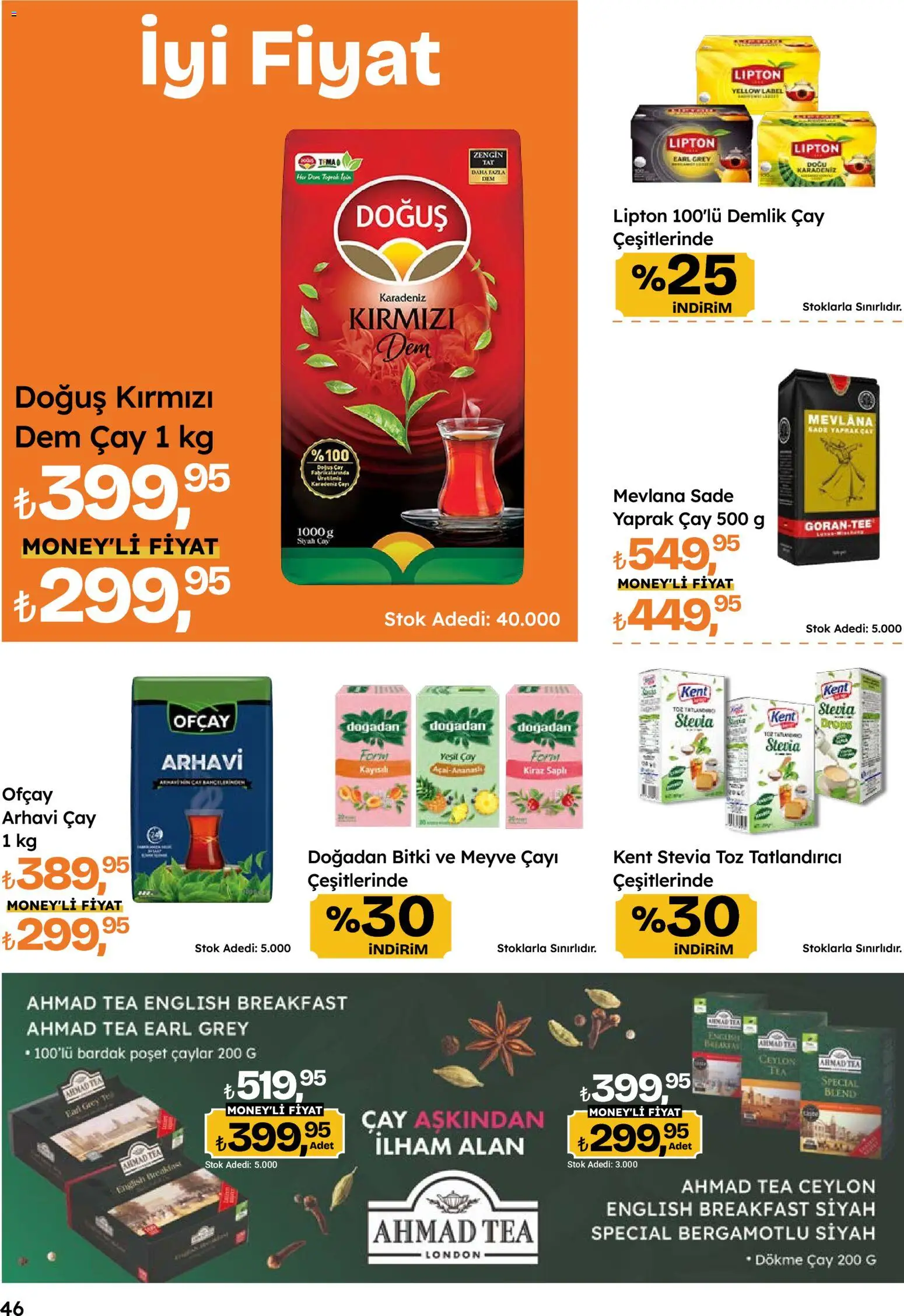 Migros Katalog - 5M Migroskop Dijital - 05 Ekim 2026 tarihinden itibaren geçerlidir | Sayfa: 46 | Ürünler: Çay, Meyve, Bardak, Tatlandırıcı