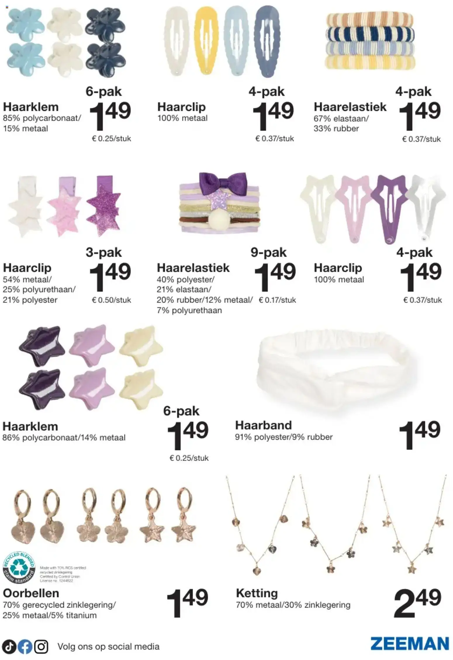{H1} | Pagina: 16 | Producten: Ketting, Haarclip, Oorbellen