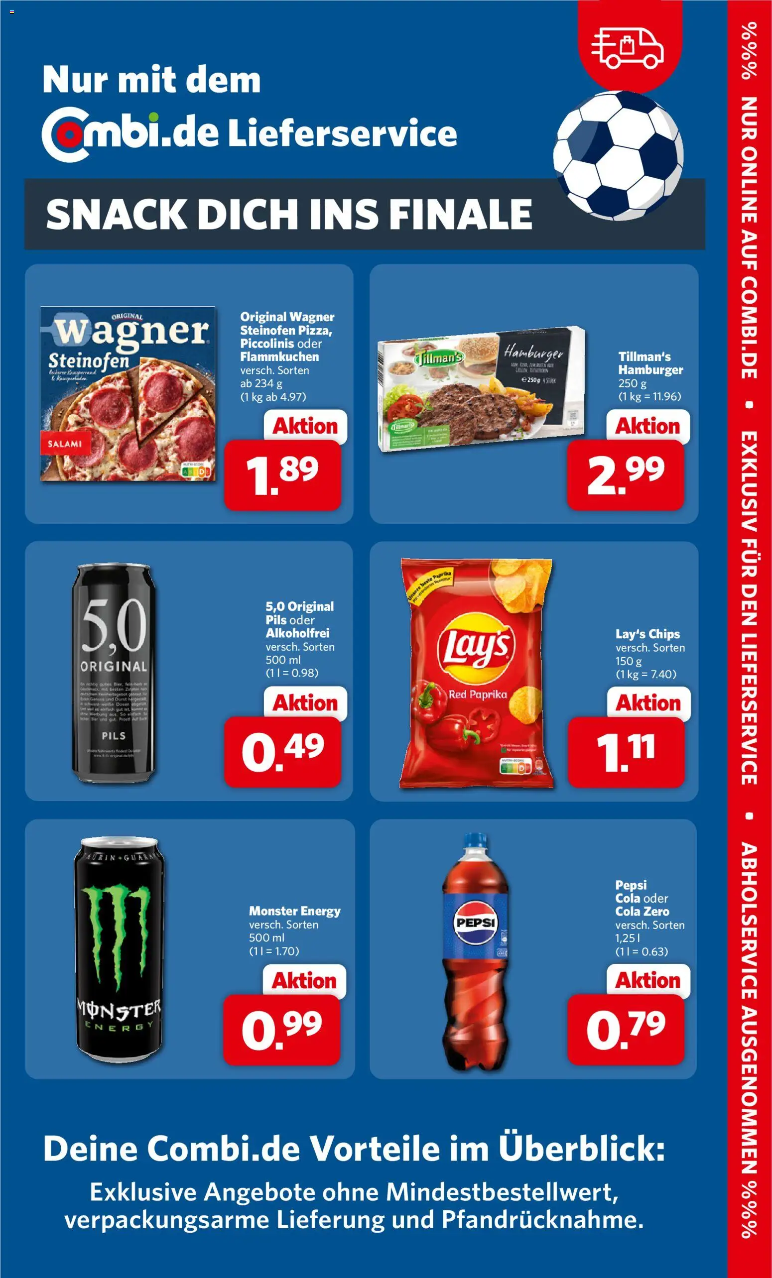 Combi Prospekt – gültig ab 13.07.2026 | Seite: 35 | Produkte: Energy, Pils, Monster, Pepsi