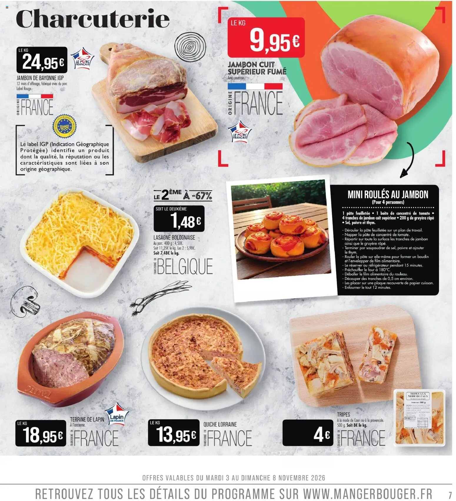 {H1} | Page: 7 | Produits: Réfrigérateur, Tripes, Porte, Porc