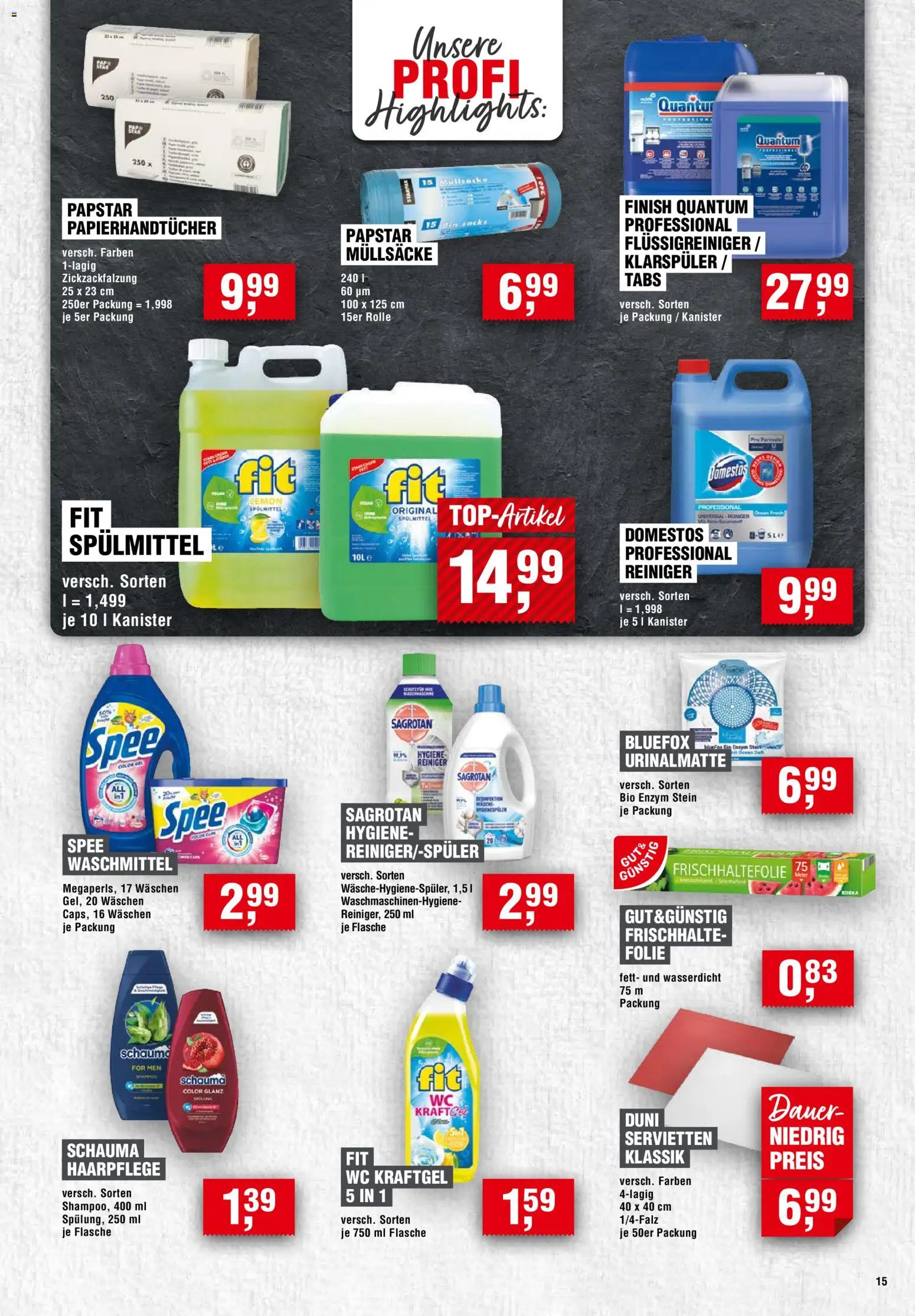 Handelshof Prospekt – gültig ab 05.11.2026 | Seite: 15 | Produkte: Duft, Finish, Spee, Klarspüler