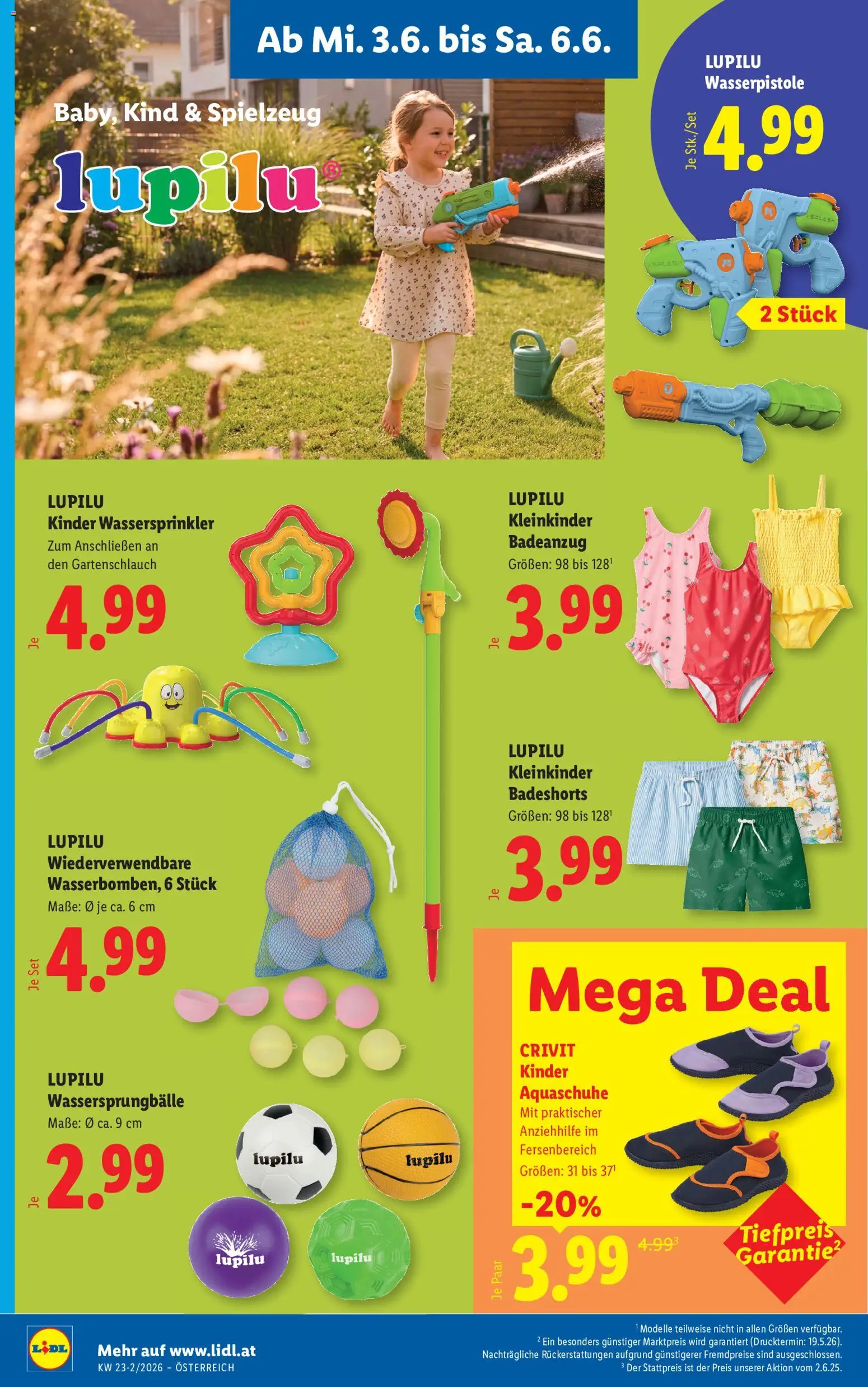 Lidl Flugblatt - Altenmarkt im Pongau, St. Johann im Pongau, Zell am See gültig ab 03.06.2026 | Seite: 26 | Produkte: Badeanzug