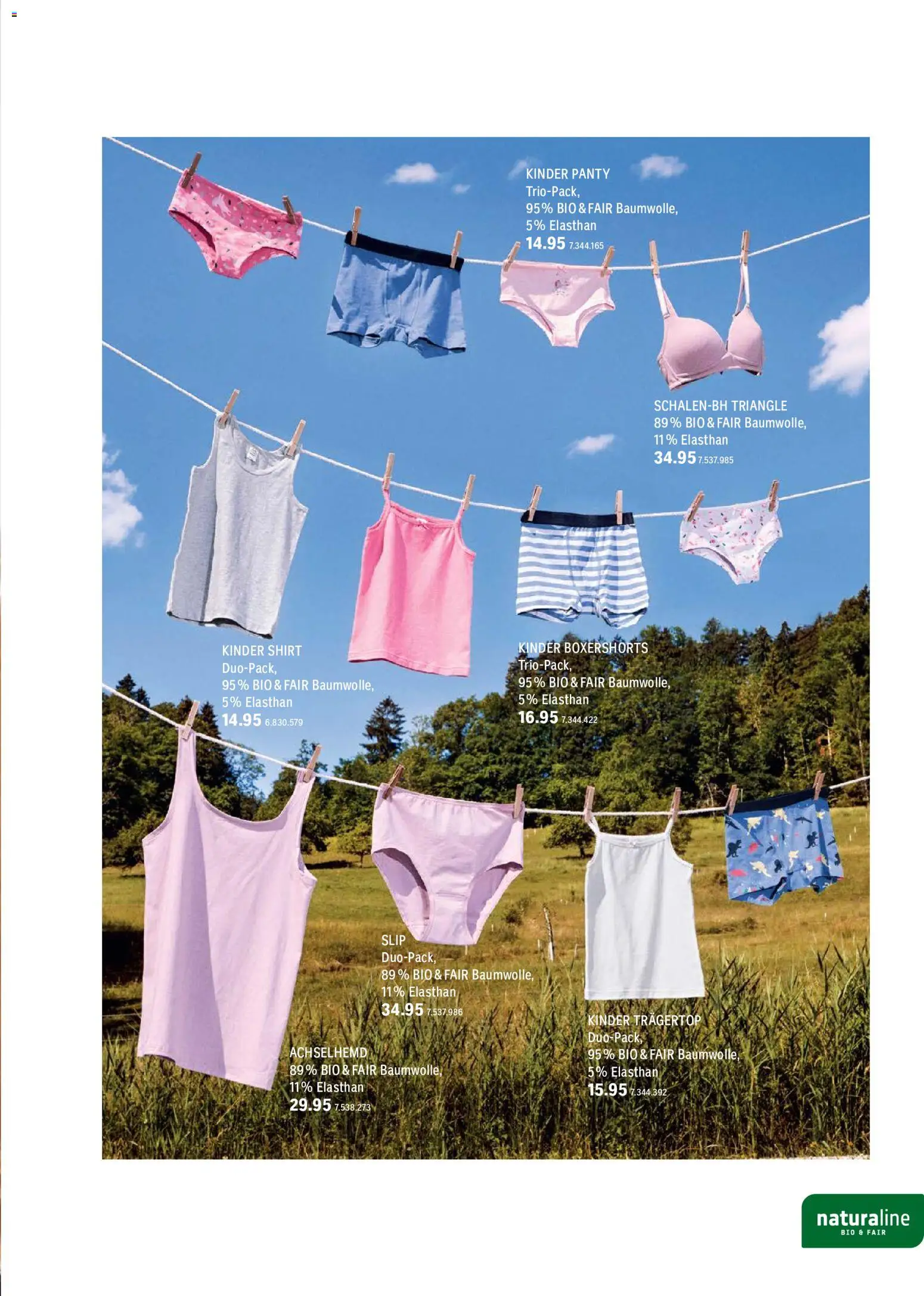 Coop City aktionen Naturaline – gültig ab 31.08.2026 | Seite: 13 | Produkte: Slip, Shirt