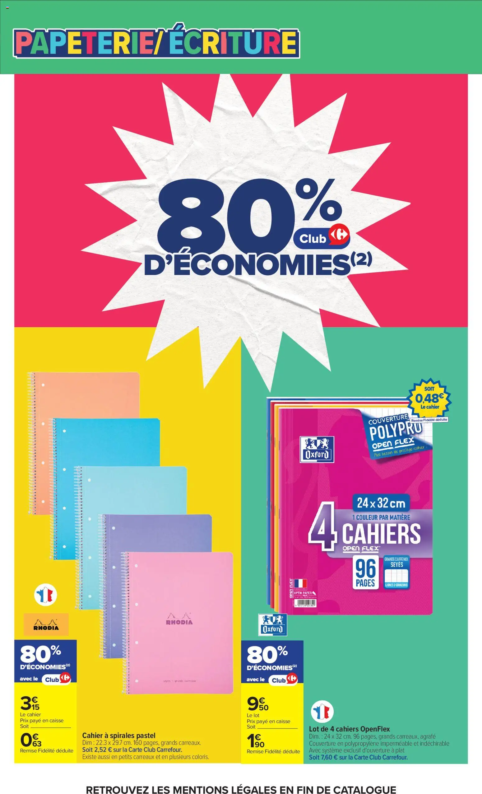 {H1} | Page: 5 | Produits: Couverture, Notebook, Agrafe