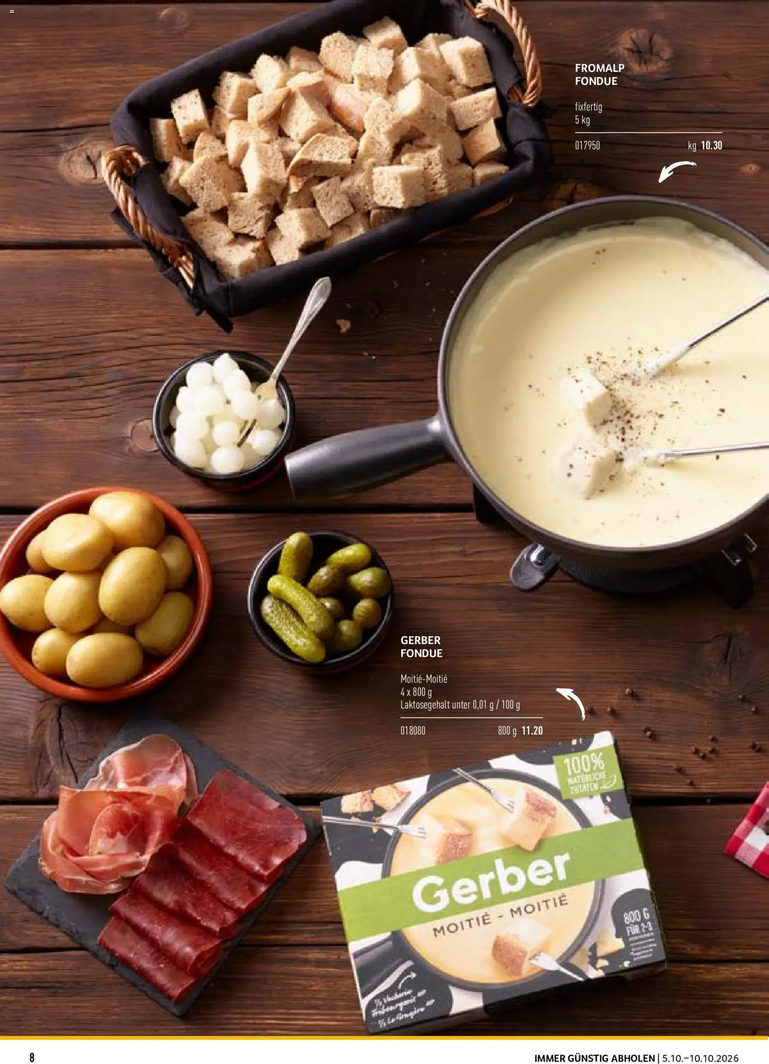 Prodega aktionen Fondue/Raclette – gültig ab 05.10.2026 | Seite: 8 | Produkte: Fondue