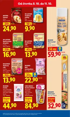 Náhled letáku DR. OETKER Skořicový cukr, 3 x 20 g, 100 g = 23,17 Kč / 1 ks = 4,63 Kč od 08.10.2026 | Strana: 23