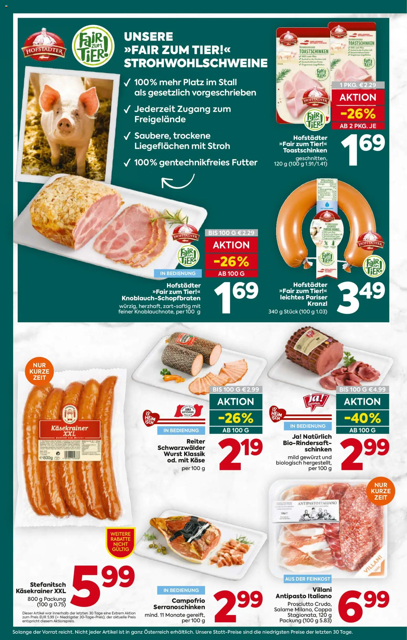 Billa Plus Flugblatt gültig ab 07.05.2026 | Seite: 12 | Produkte: Wurst, Käse, Schinken