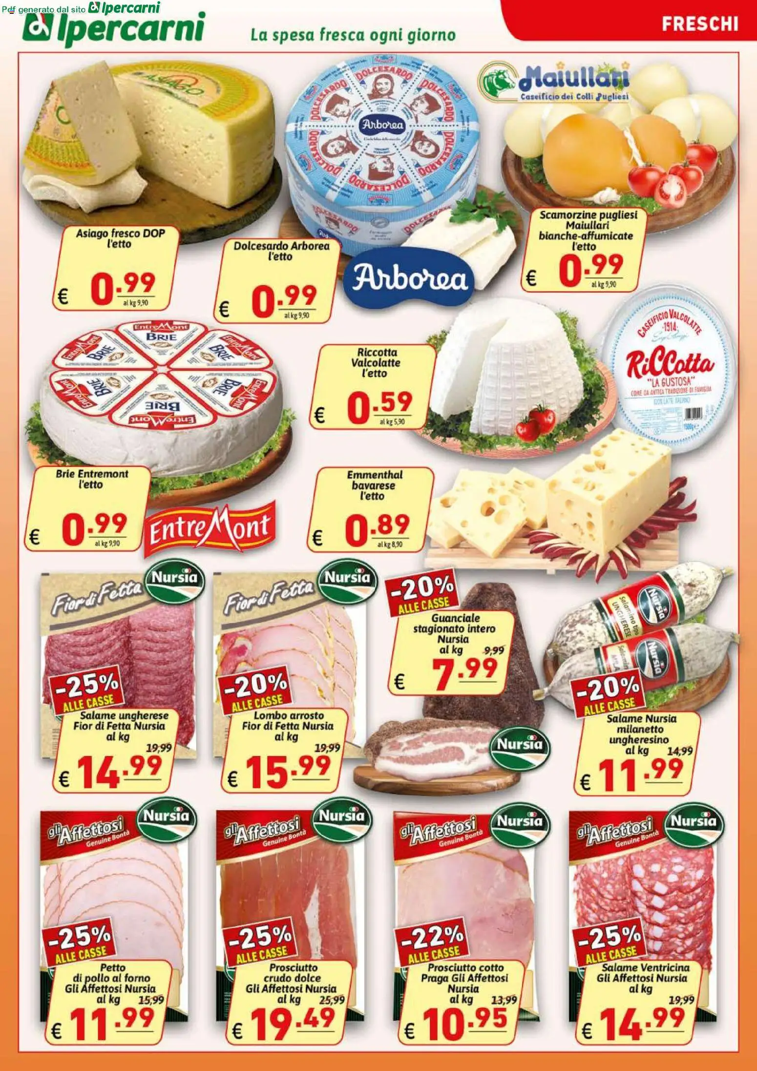 Volantino Ipercarni del 10.06.2026 | Pagina: 5 | Prodotti: Prosciutto Cotto, Pollo, Prosciutto, Forno