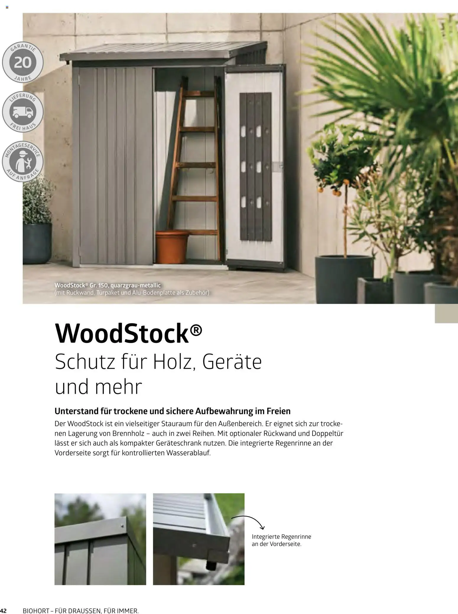 Dehner Biohort – Metall für Garten & Terrasse – gültig ab 01.01.2026 | Seite: 42