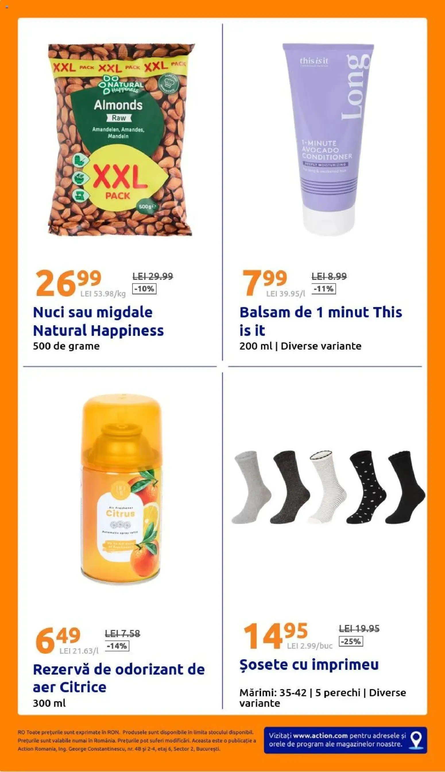 Noul catalog ACTION – valabil de la 21.10.2026 | Pagină: 20 | Produse: Migdale, Balsam, Nuci, Avocado