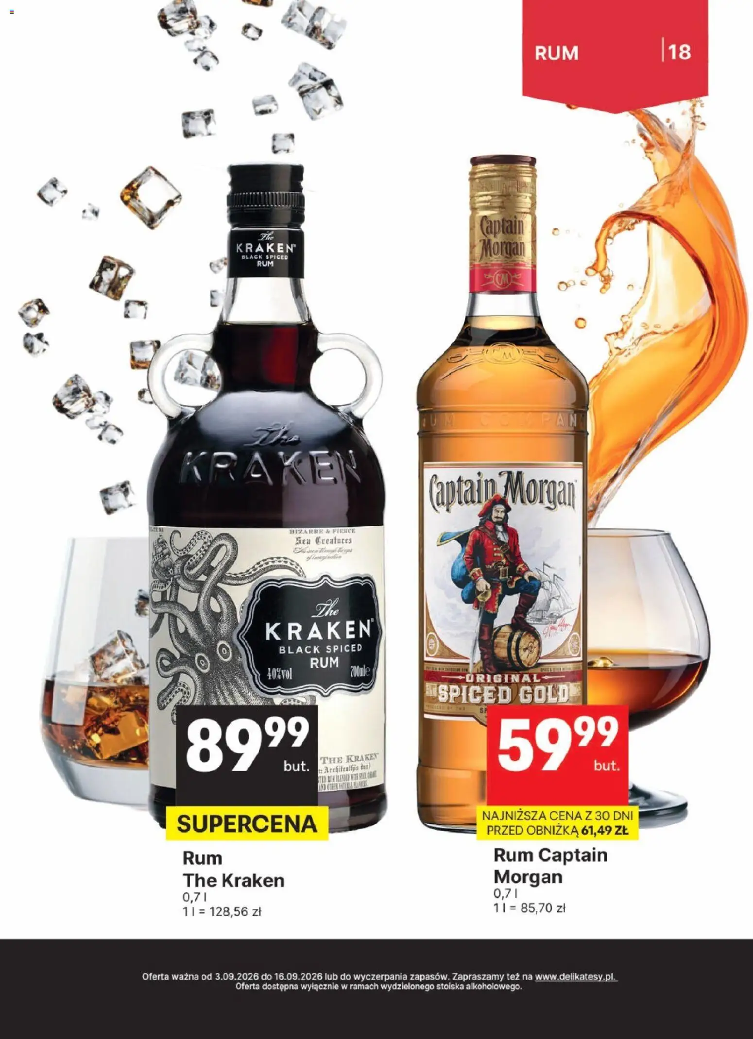 Delikatesy Centrum gazetka - DeliBarek od 03.09.2026 | Strona: 18 | Produkty: Rum