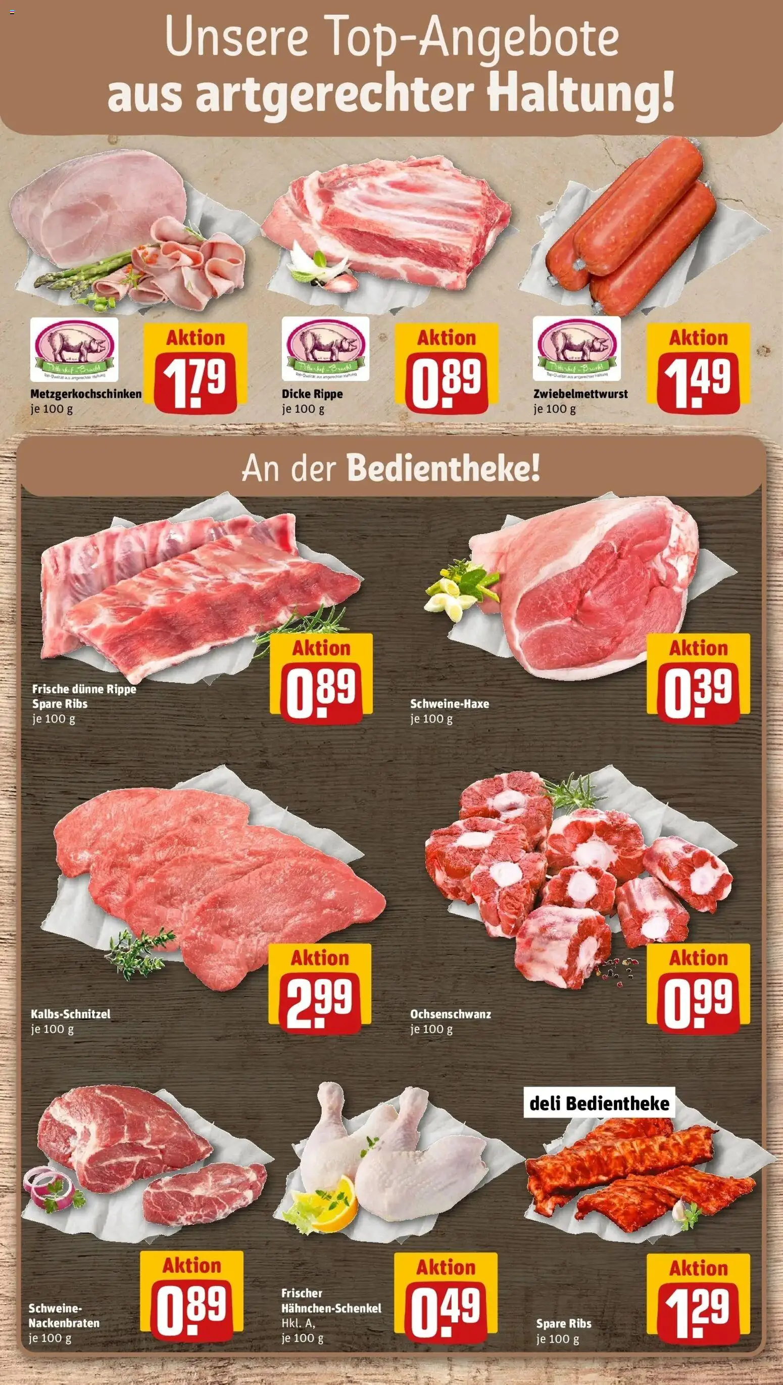 REWE Prospekt ab 28.09.2026 zum Blättern » Angebote | Seite: 14 | Produkte: Hahnchenschenkel, Spare ribs