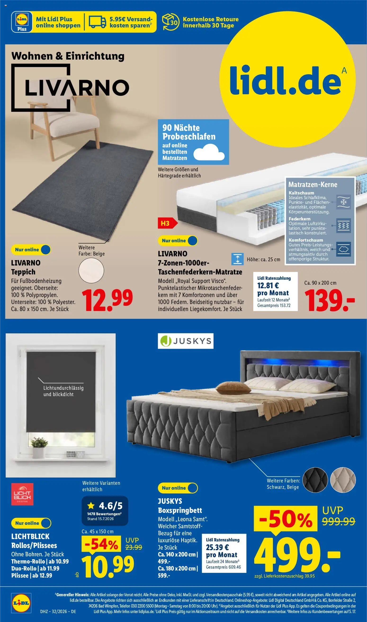 Lidl Německo leták od 03.08.2026 | Strana: 8 | Produkty: Telefon