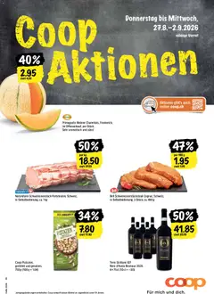 Coop aktionen ab 27.08.2026 gültig