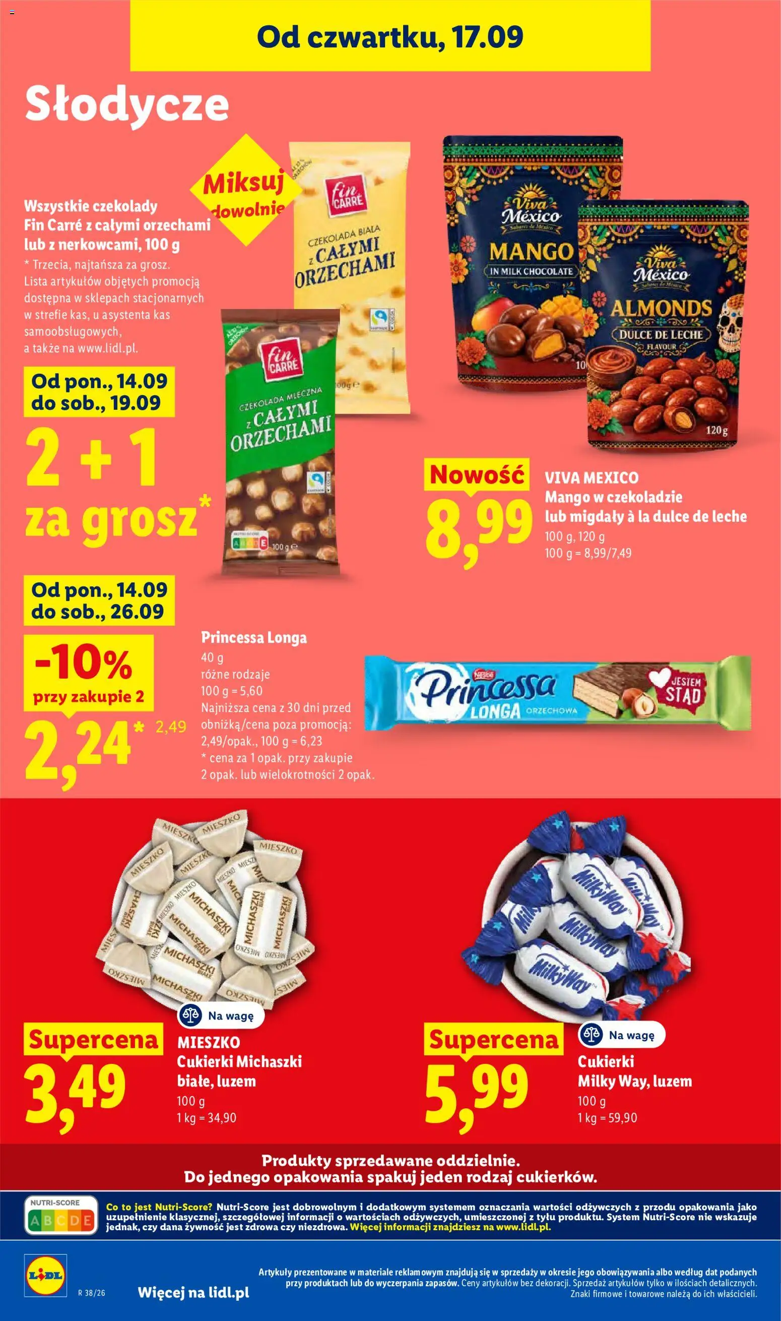 Lidl Polsko leták od 17.09.2026 | Strana: 74 | Produkty: Mango, Milk chocolate