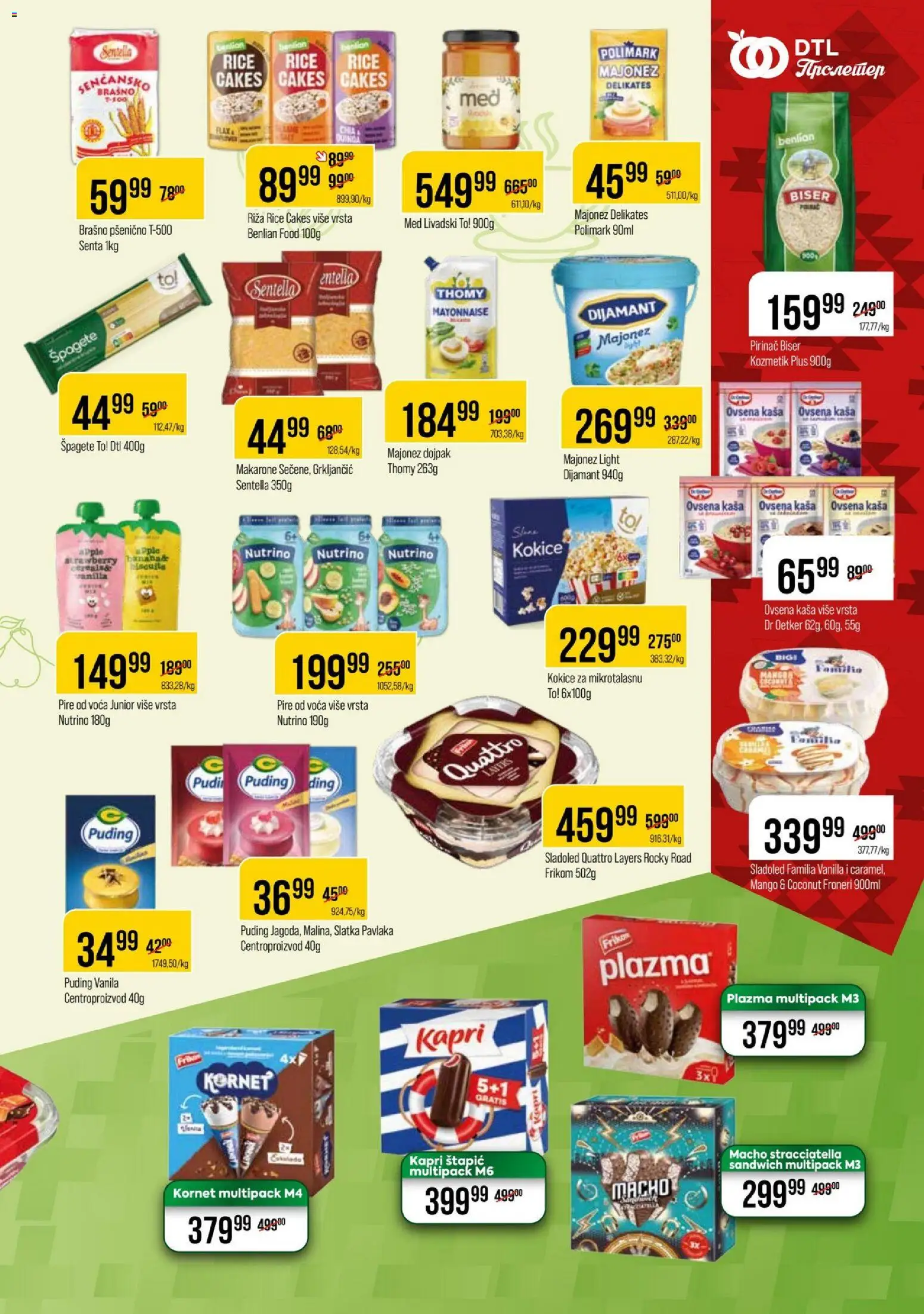 Metalac Proleter katalog - važi od 12.08.2026 | Strana: 7 | Proizvode: Puding, Mango, Brašno, Med