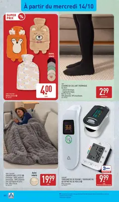 Aldi - Prévisualisation de LEGGING OU COLLANT THERMIQUE, Au choix : - collant thermique, - legging thermique. Du 5 au 12 ans. 90% polyester, 10% élasthanne. valide à partir de 13/10/2026 | Page: 30