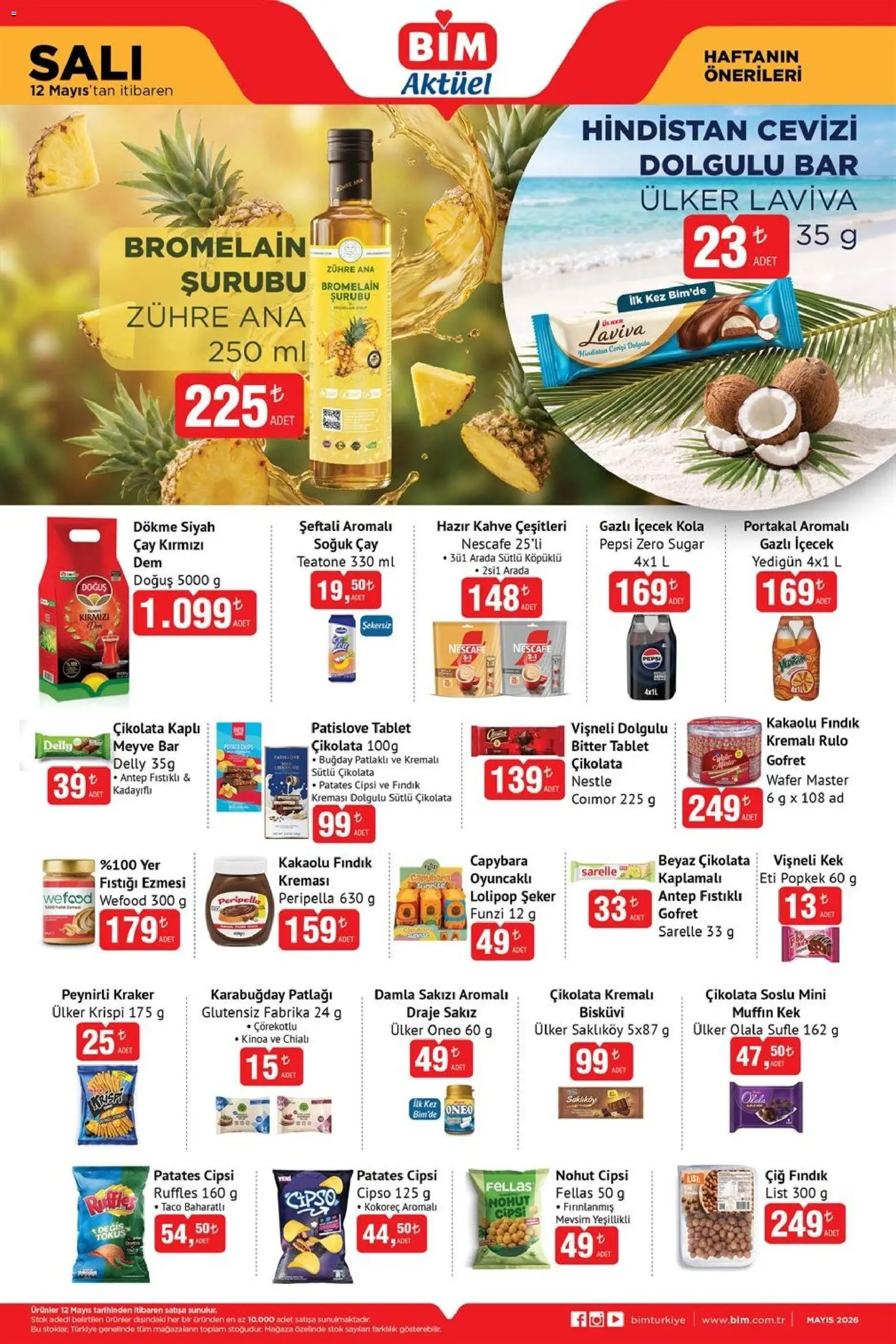 BİM - Katalog Salı - 12.05.2026 tarihinden itibaren geçerlidir | Sayfa: 2