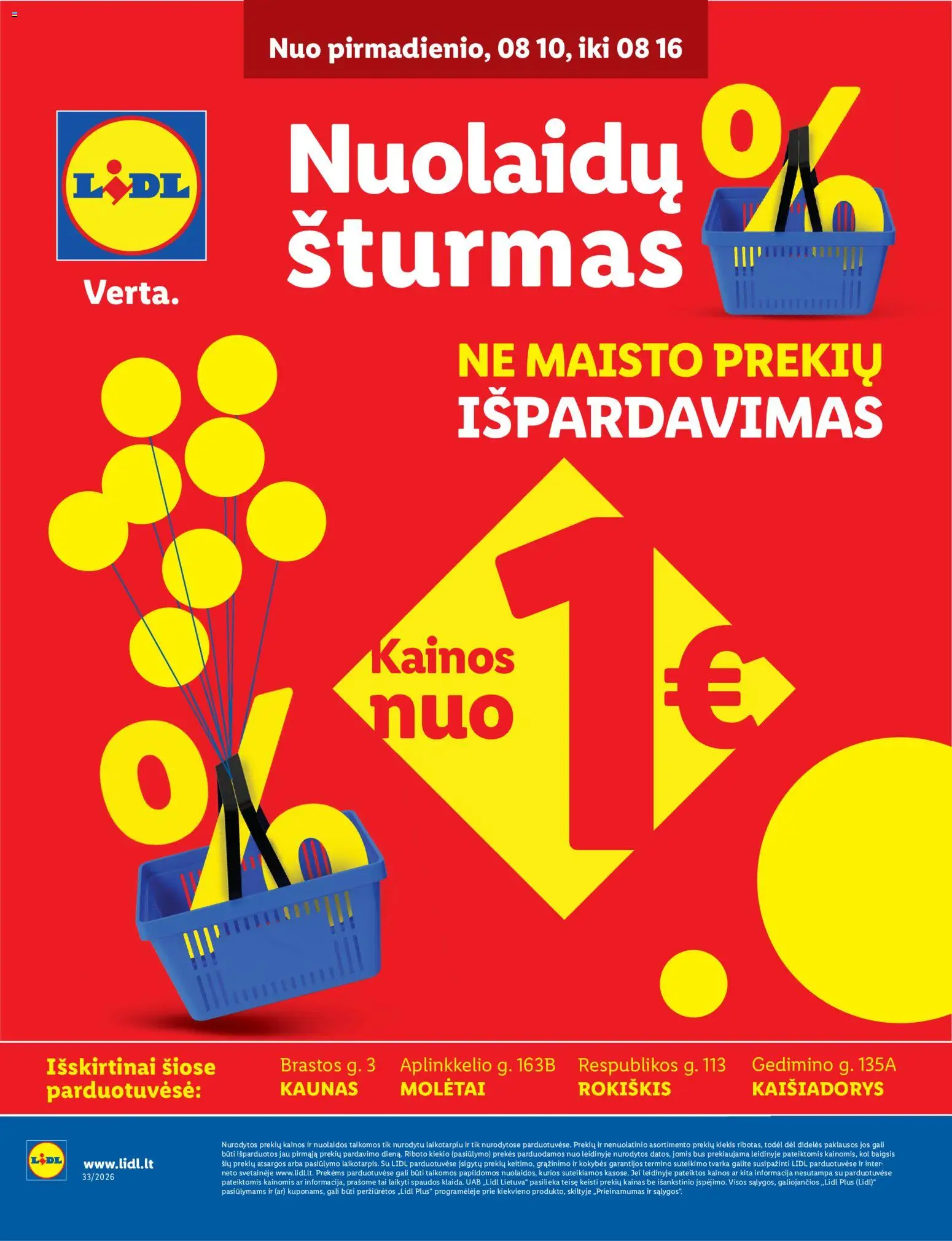 LIDL akcijos nuo 2026.08.10 | Puslapis: 1