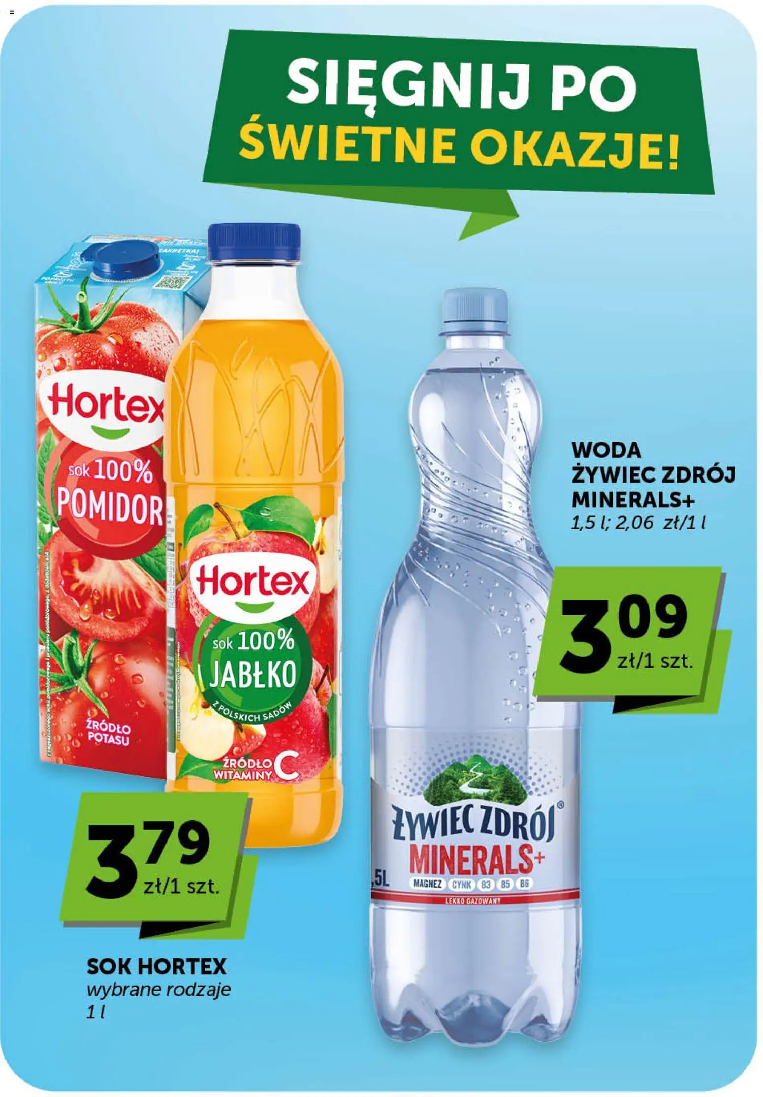 Euro Sklep gazetka - Minimarket od 18.06.2026 | Strona: 20 | Produkty: Woda żywiec, Sok, Woda