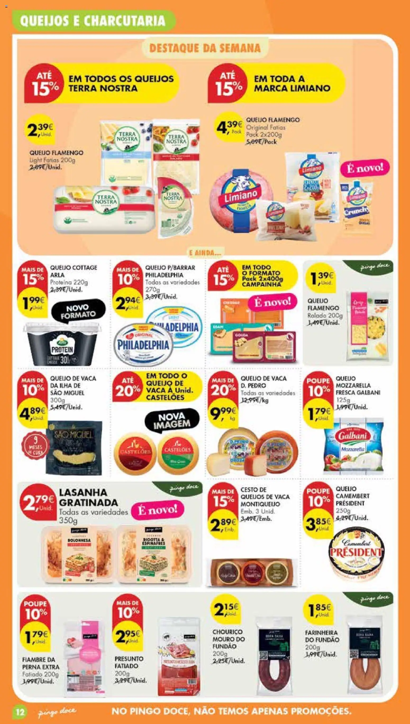Pingo Doce Poupe Esta Semana Madeira │ válido de 25/08/2026 | Página: 12 | Produtos: Fiambre, Campainha, Queijo, Chouriço