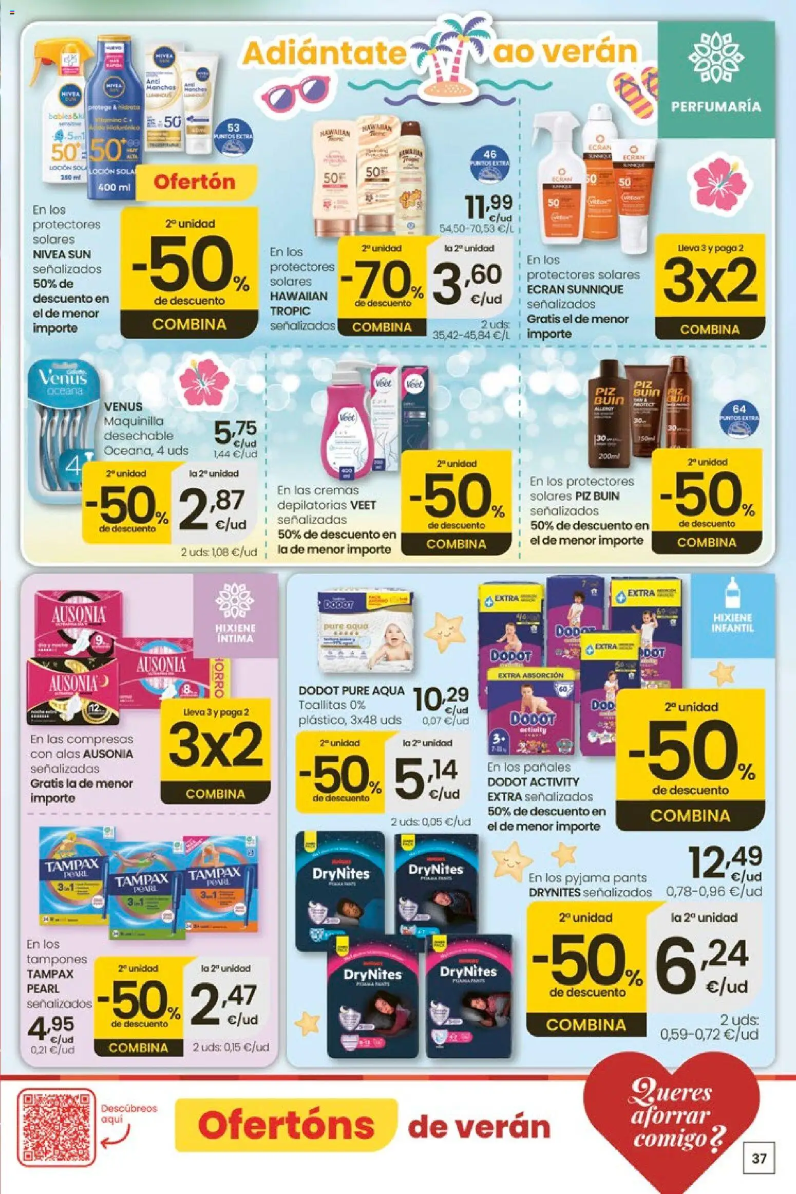 Eroski Ofertóns de verán │ válido desde el 11.06.2026 | Página: 37 | Productos: Tampones, Γλυφιτζούρι