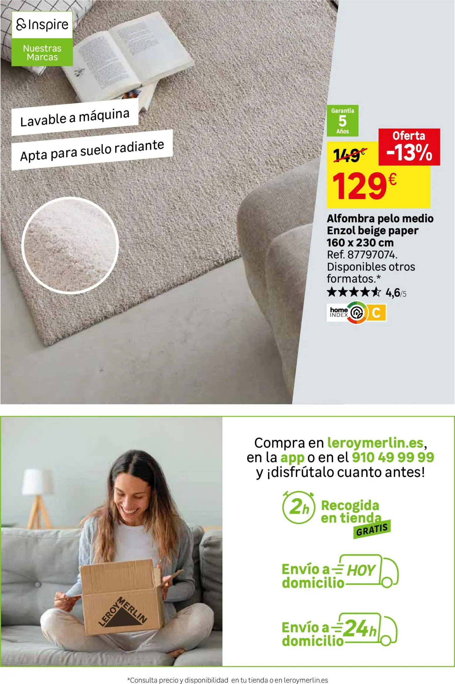 Leroy Merlin catálogo │ válido desde el 25/08/2026 | Página: 33 | Productos: Alfombra