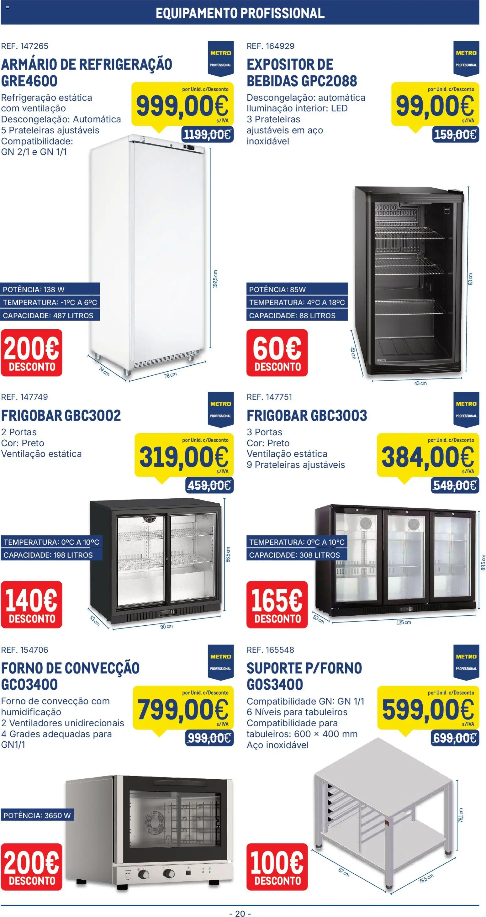 Makro folheto │ válido de 15/09/2026 | Página: 20 | Produtos: Forno, Bebidas, Portas, Iluminação