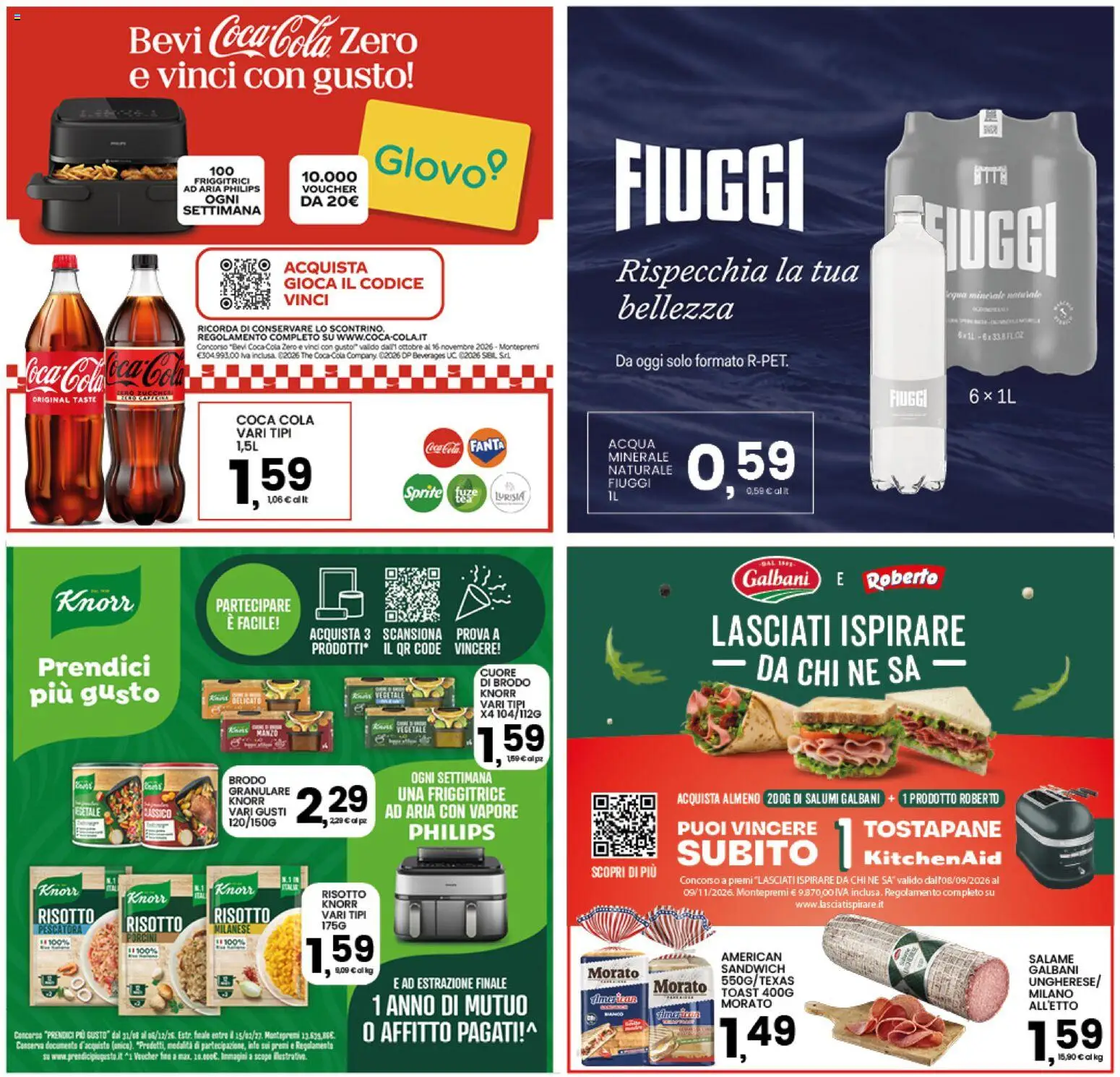 Volantino Interspar del 01/10/2026 | Pagina: 30 | Prodotti: Acqua, Friggitrice, Sprite, Coca Cola